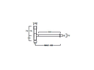 Сифон для раковины СИМАС / SIMAS КОМПЛЕКТУЮЩИЕ SIF 270