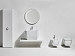 Пенал подвесной SIMAS HENGES HEM03 bianco/chromo