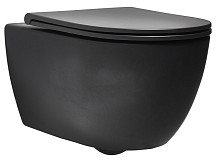 Унитаз подвесной безободковый SIMAS TREVI TR 18 black matt