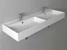 Раковина двойная накладная или подвесная СИМАС / SIMAS Аджайл / AGILE AG 141D bia