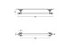 Полотенцедержатель SIMAS VICTORIA ACCESSORI 260206 Cr
