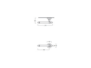 Держатель туалетной бумаги SIMAS VICTORIA ACCESSORI 260202 Cr