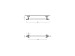 Полотенцедержатель SIMAS VICTORIA ACCESSORI 260215 Cr