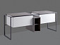 Металлическая структура с ящиком SIMAS SHARP FM 2 grey